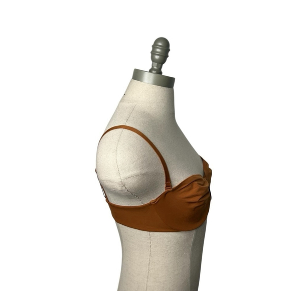 Skims Smoothing Intimates Unlined Strapless Bra with Straps in Bronze Size 34C - Picture 7 of 12